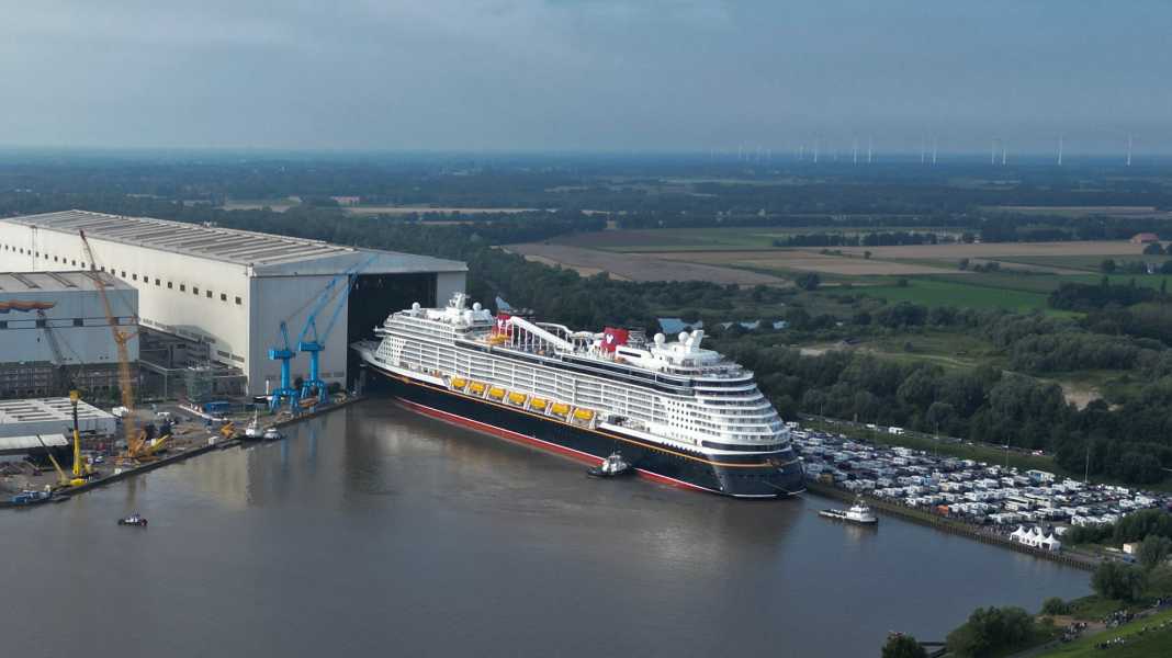 Nordsee: Ems - Sperrung für Kreuzfahrtriesen “Disney Destiny”