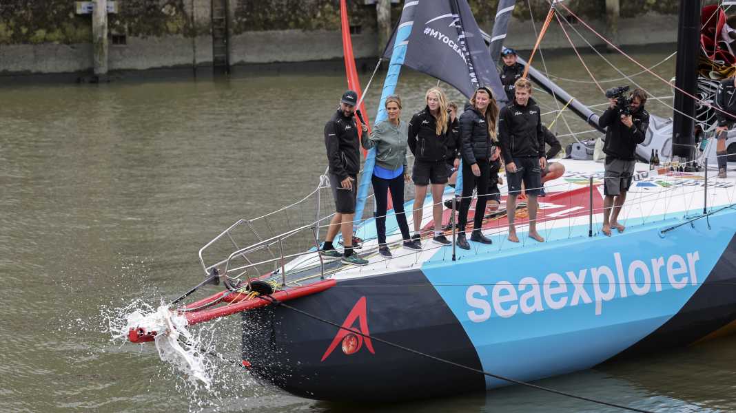 Boris Herrmann: „Malizia – Seaexplorer“ in Hamburg getauft