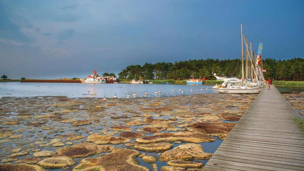 Baltic Sea: Access to the Darßer Ort emergency harbour is cleared for the first time