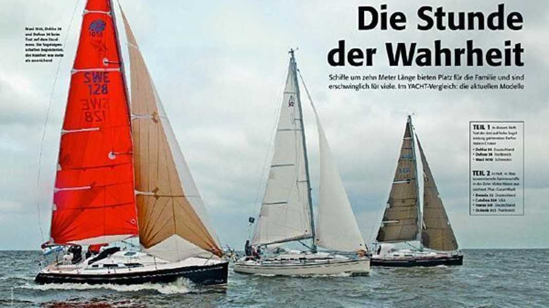 T&T - News: Comparison test 10m yachts