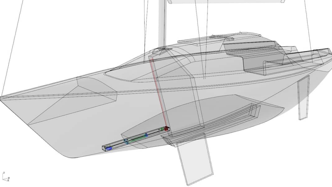 Dehlya-Refit-Blog Woche 63: Knopfdruck genügt: Hubkiel 3.0 für unsere Dehlya 25