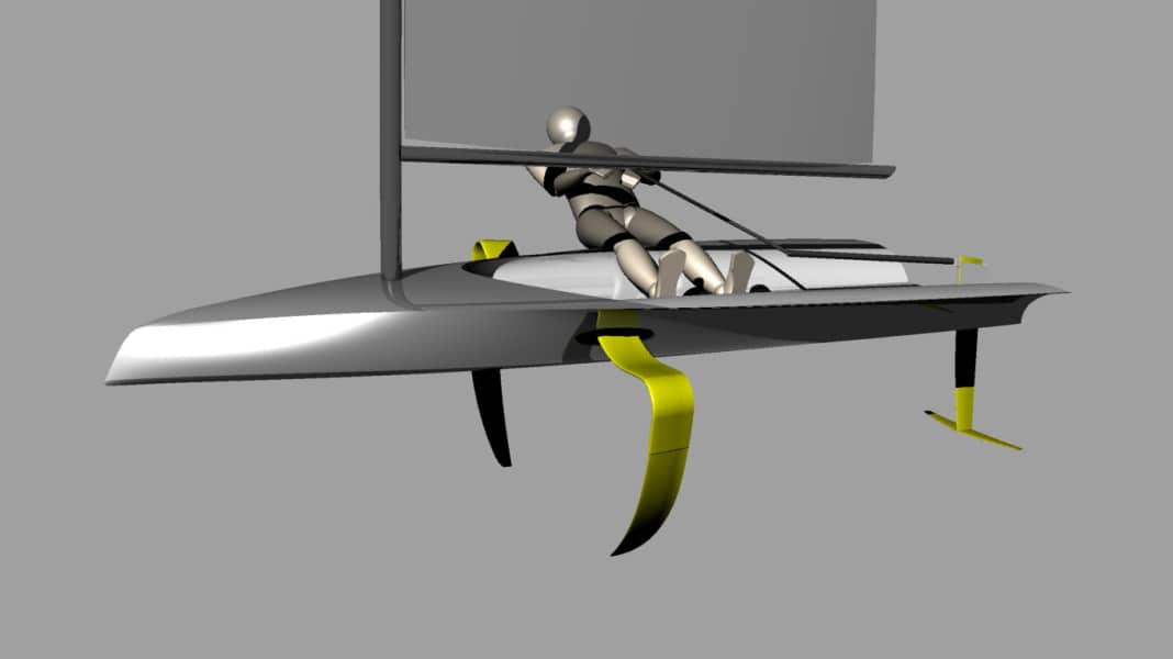 Foiling for beginners: Flying dinghy, "as easy as a laser"