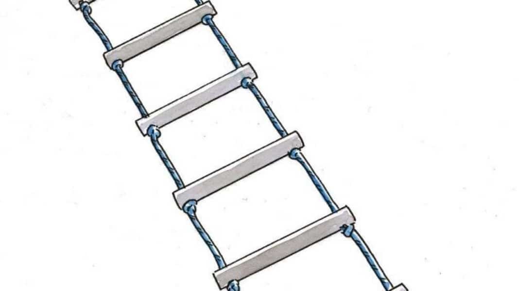 Reader tip of the week: The super-flexible do-it-yourself bathing ladder