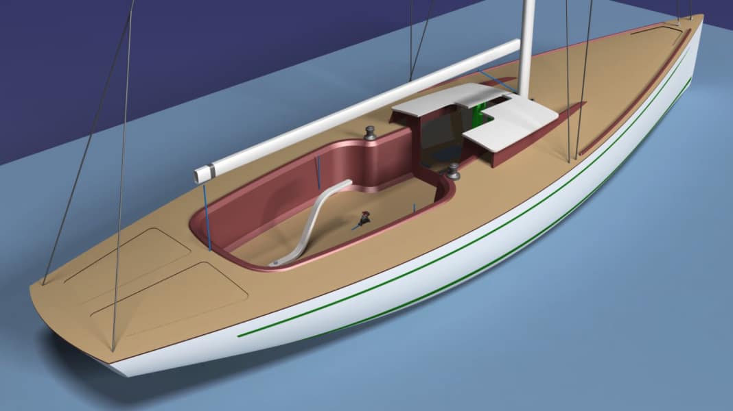 26' Green Daysailer: The green alternative: the boat made of flax