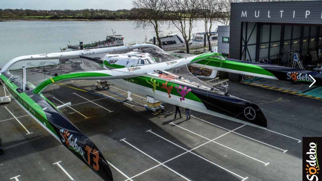 Maxi trimaran: Thomas Coville's new Monster Tri