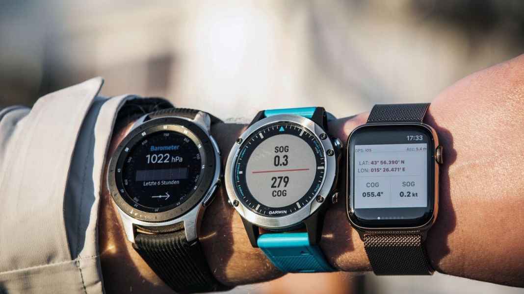 Technik: Smartwatches: Bootsdaten am Handgelenk