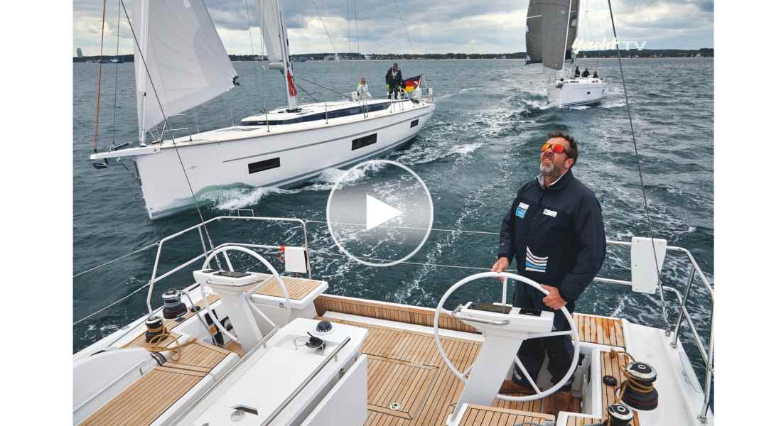 Cruising yachts 45-foot class: comparison test of the big tourers - under sail