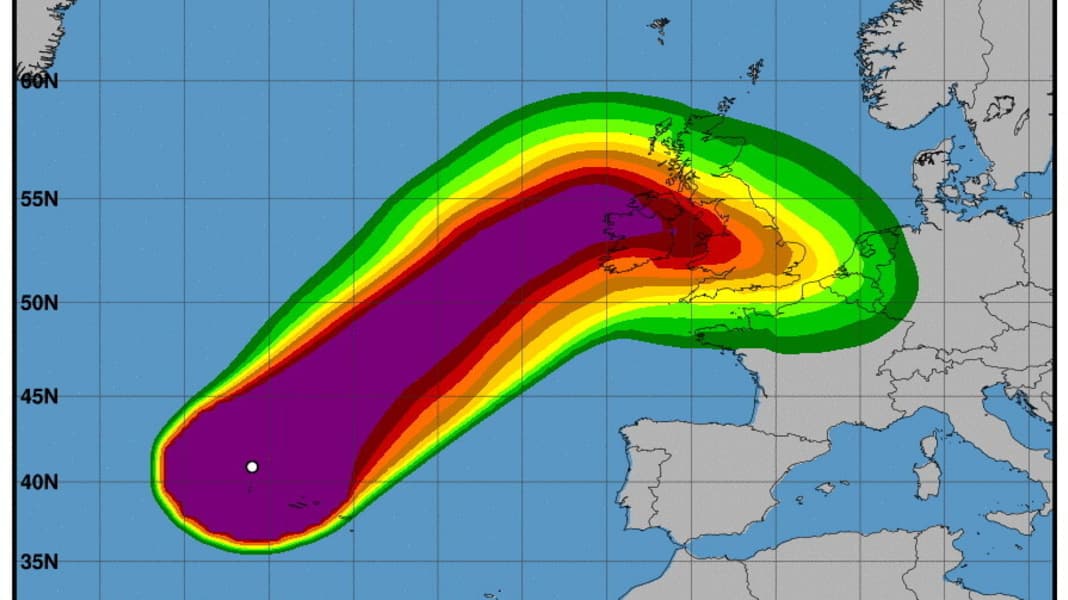 Ouragan : Mise à jour sur les Açores : "Lorenzo" dévaste les îles occidentales
