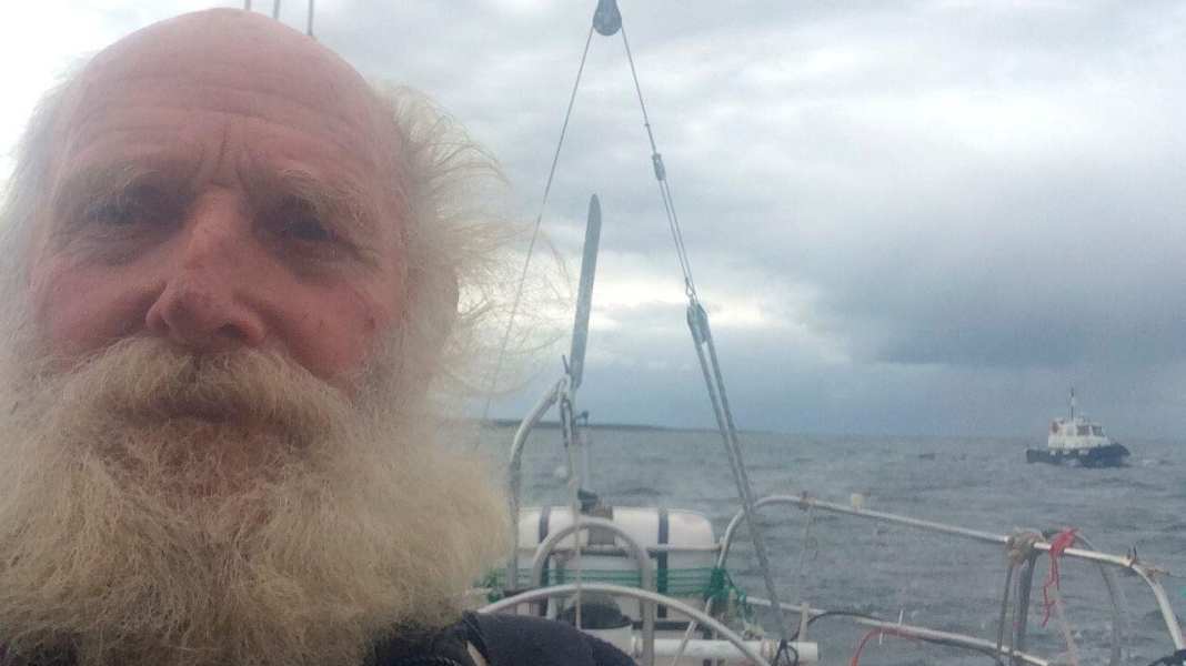 Record journey: Bill Hatfield sails solo non-stop around the world at the age of 81
