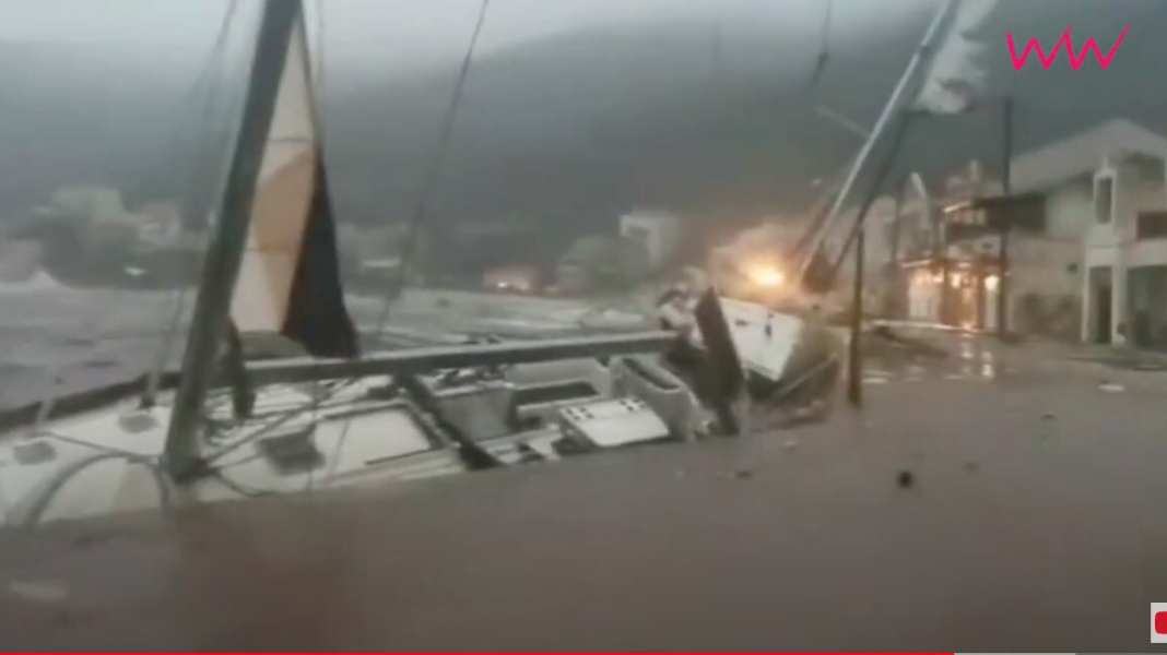 Medicane: „Ianos“ versenkt Yachten in Häfen
