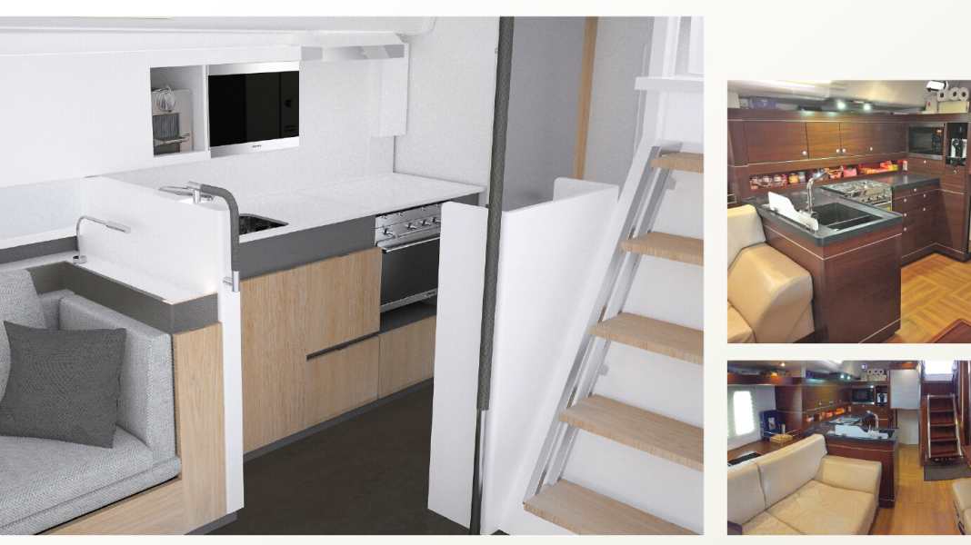 Modernisierung: Ein Refit des Interieurs einer Yacht bietet viele Möglichkeiten