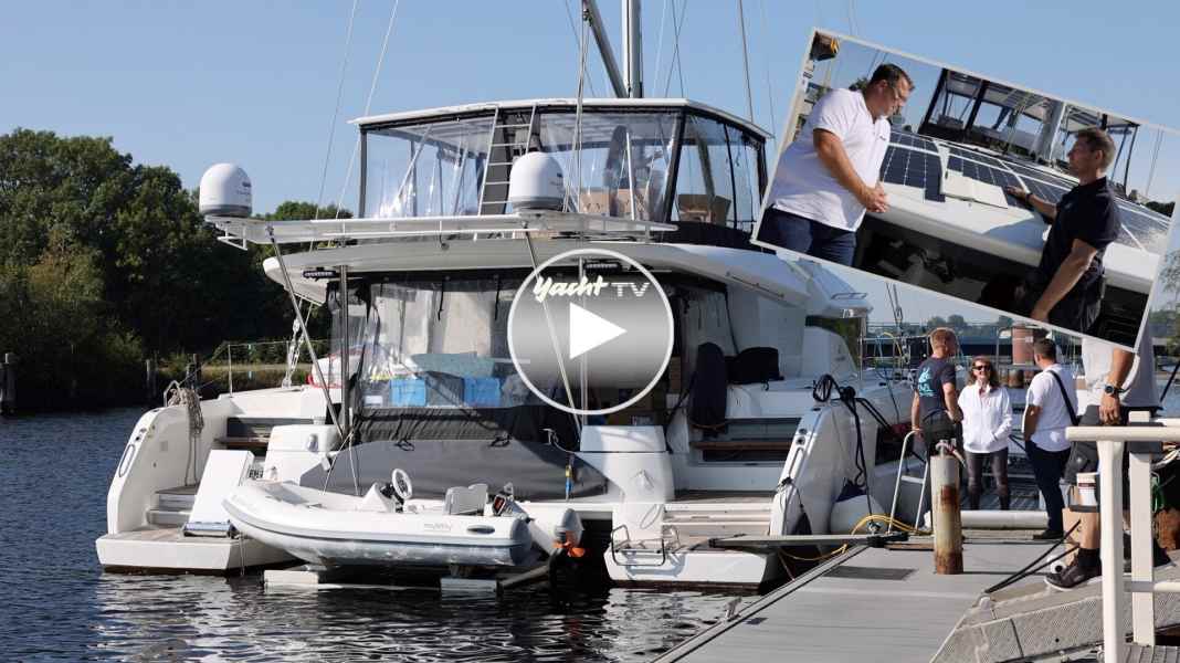 Autarkie unter Segeln: Umgebauter Lagoon 50: Boat-office de luxe!
