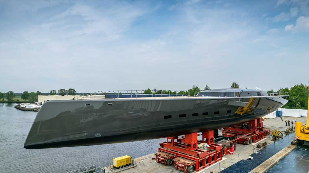 Superyachten: 56-Meter-Neubau von Frers bei Vitters fertiggestellt