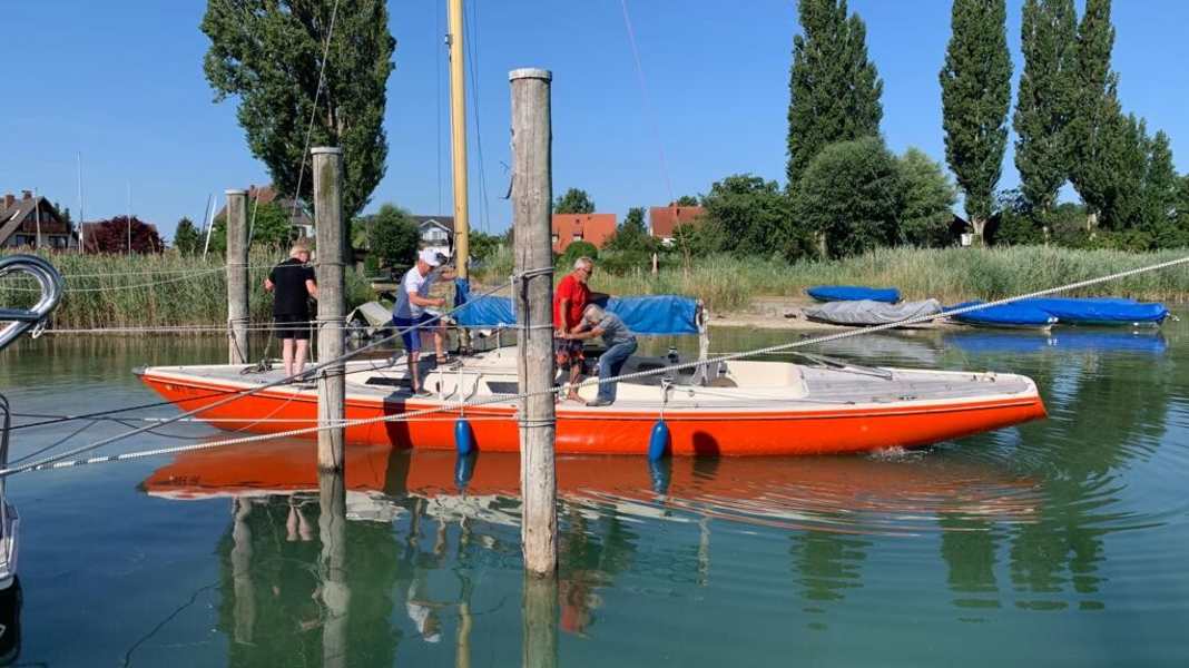 Revier: Bodensee: niedrige Wasserstände, Probleme in den Häfen