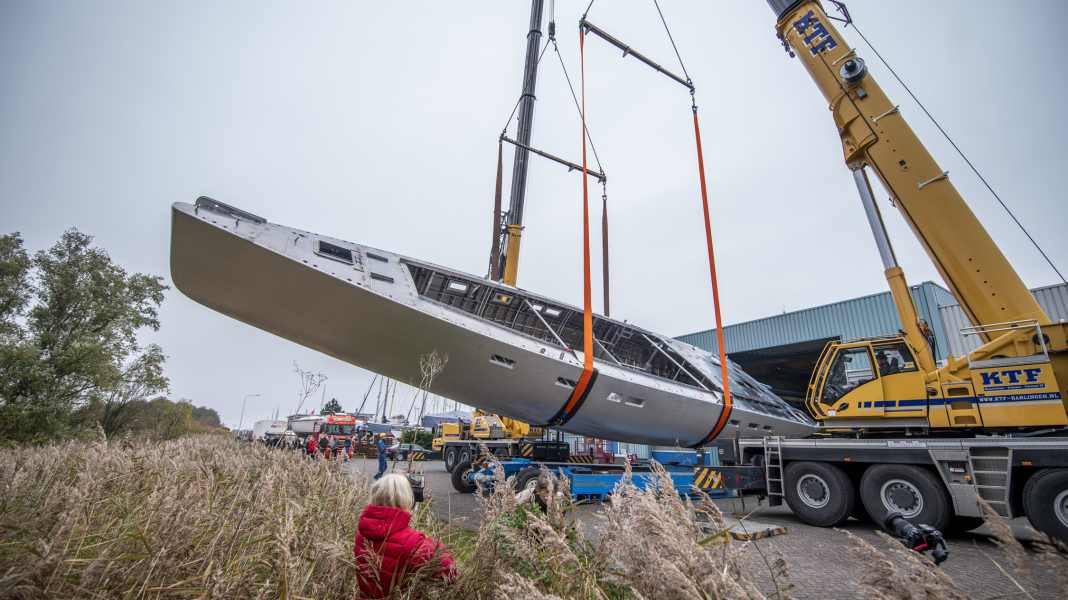 Expeditionsyacht: Meilenstein beim Bau der zweiten Pelagic 77 erreicht