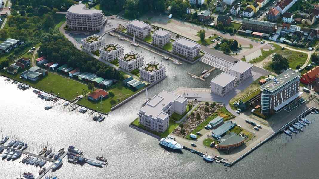 Ostsee: Neues Hafenbecken in Barth