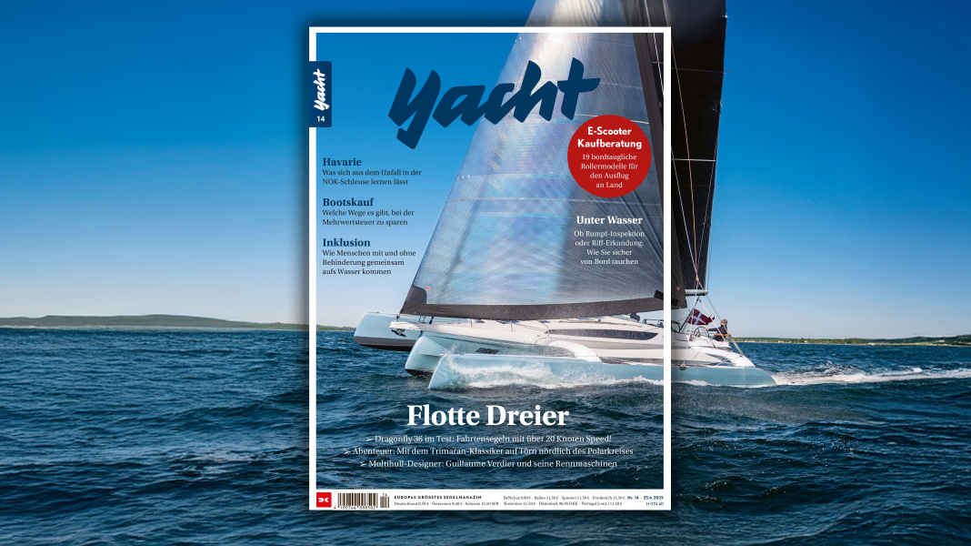 YACHT 14/2025: 3 x 3: Tris zum Reisen und Rasen
