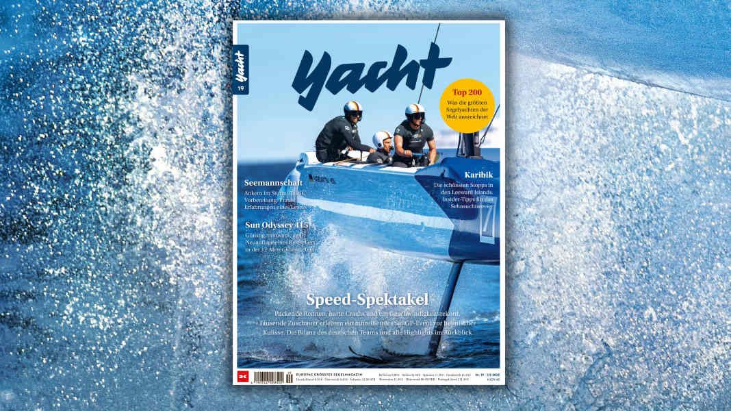 YACHT 19/2025: SailGP-Highlights, Ankern im Orkan und karibische Träume