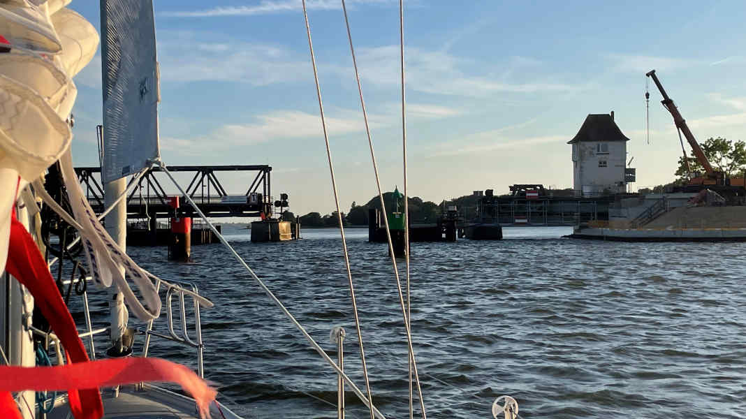 Schlei: Bau der Behelfsbrücke in Lindaunis verzögert sich