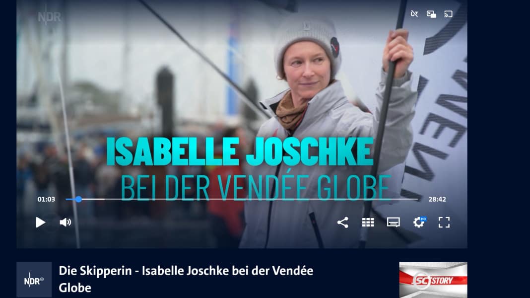 Isabelle Joschke: Porträt der Soloseglerin in der ARD