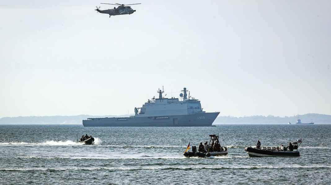 Hohwachter Bucht: First NATO exercise, then shooting pause