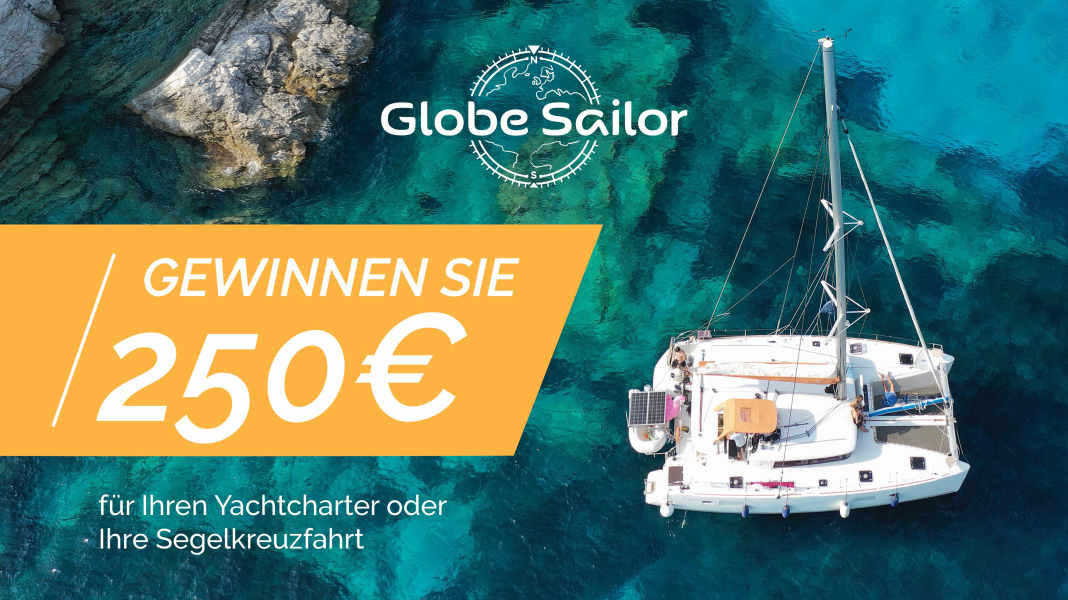 1. Adventskalender-Türchen: GlobeSailor – Charter-Gutschein für Ihren Urlaub auf hoher See