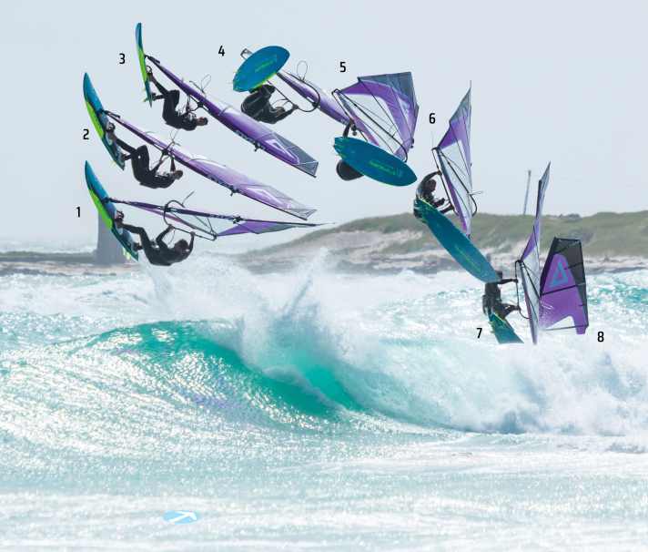 Our photo rider Flo Jung masters backloops in his sleep. The sequence has been pulled apart for better visibility