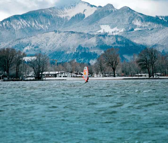 Schnee ist für Wolfe Strasser noch lange kein Grund, an Land zu bleiben: "Jeder Tag ist kostbar."