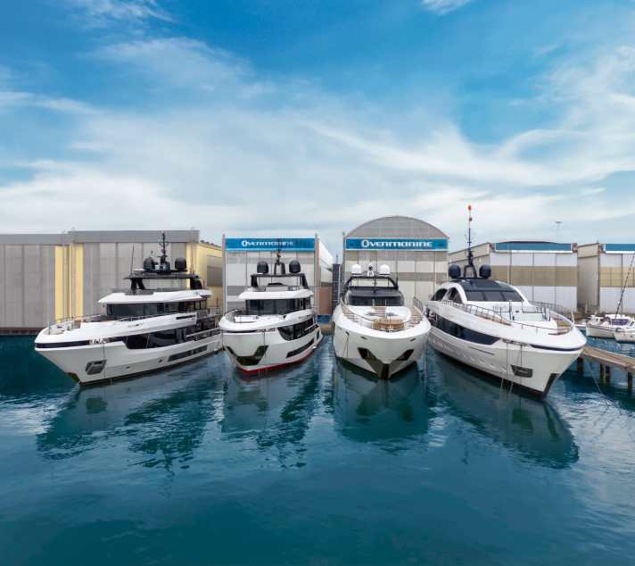 Overmarine Group: The finished mangustas are waiting to be delivered.