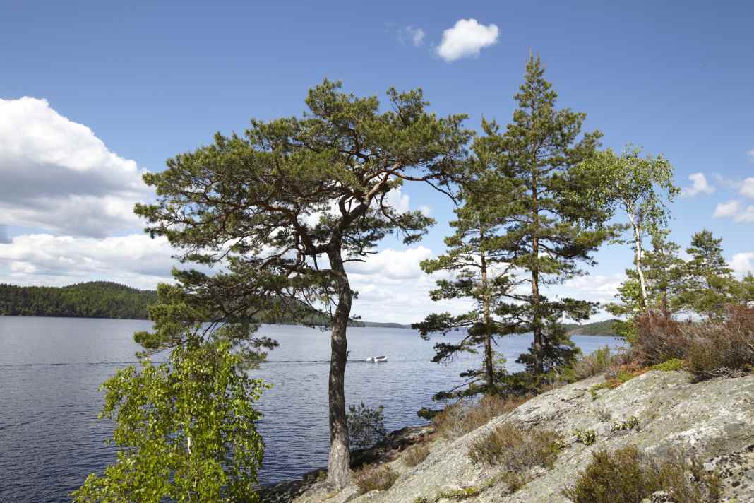 Der See Stora Le gehört zum System des Dalslands-Kanals