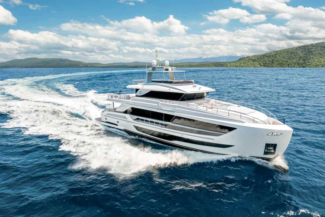 Die "Freedom" gilt als seetüchtige "Bade-Yacht"