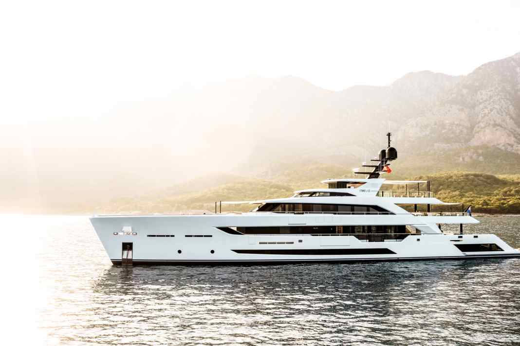 Nur cruisen: „Al Waabs“ Eigner plant keine langen Passagen. Die 55-Meter-Yacht dient als Ferienhaus zur See