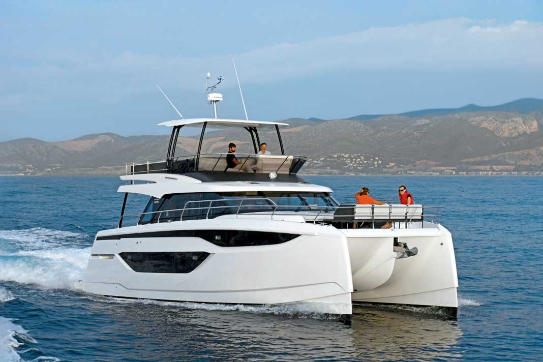 The first Prestige catamaran fits well into the DNA of the French brand