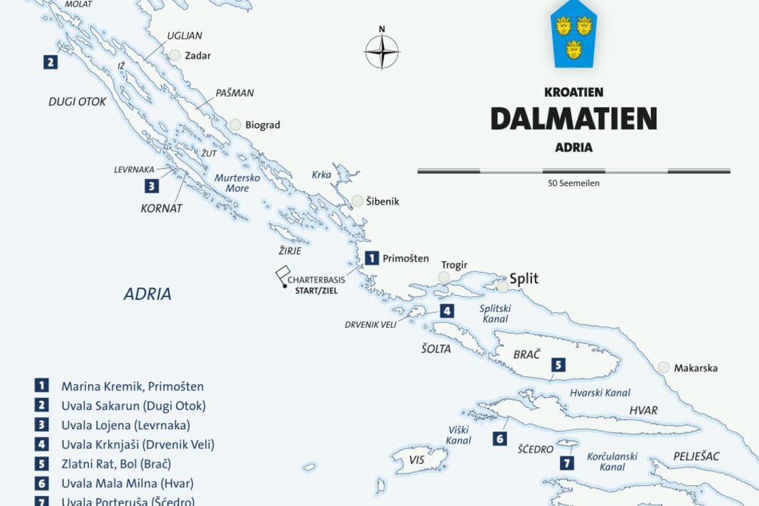 Dalmatiens versteckte Strände