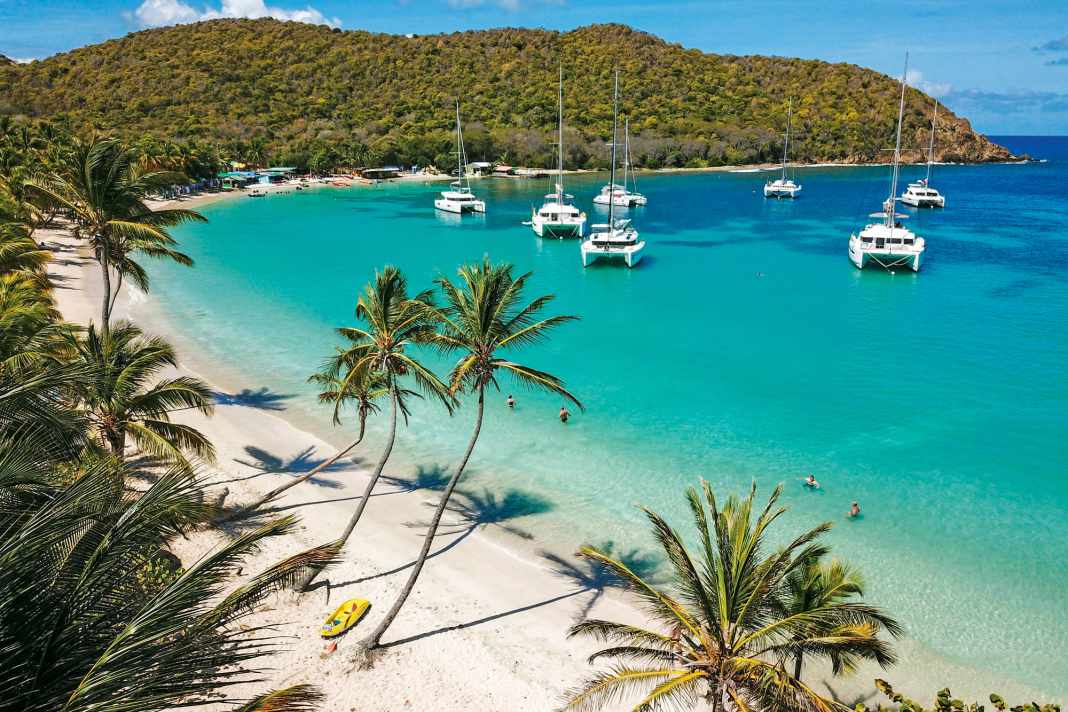 Die Salt Whistle Bay auf der Insel Mayreau in den Grenadinen ist einer dieser unvergesslichen Spots in der Karibik