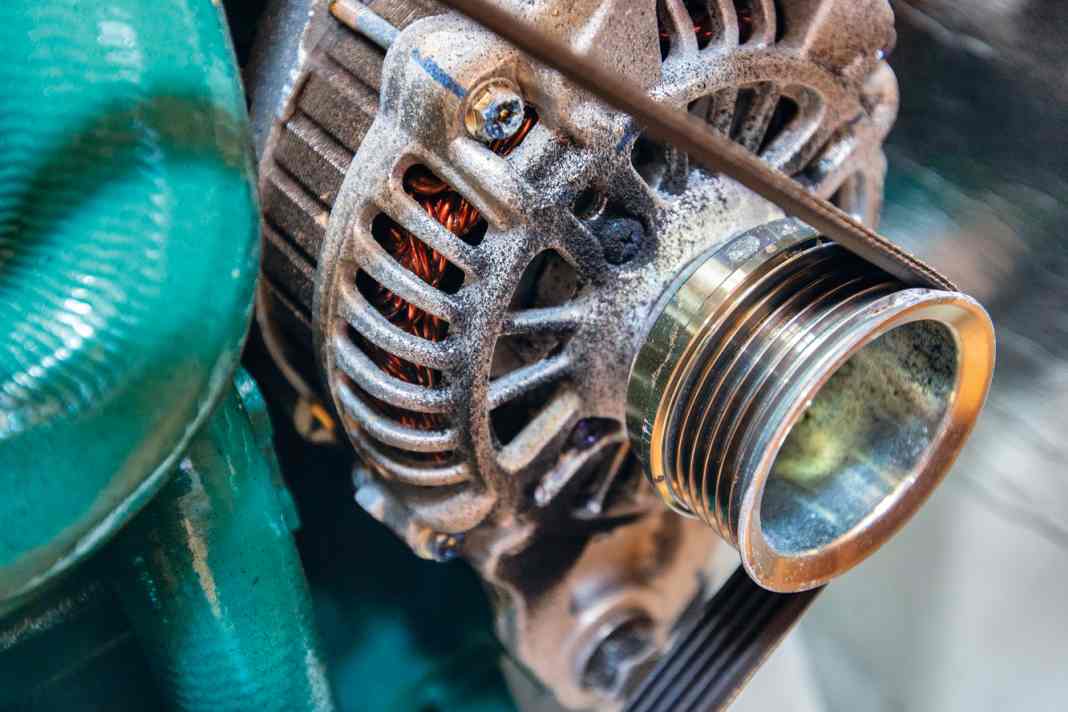 Leistungsträger: In Lithium-Systemen werden Lichtmaschine und Keilriemen stark gefordert. Die Akkus nehmen praktisch die ganze Zeit den Nennstrom des Generators auf. Mit einem Batterie-zu-Batterie-Lader lässt sich der Ladestrom begrenzen, damit es keine Temperaturprobleme gibt
