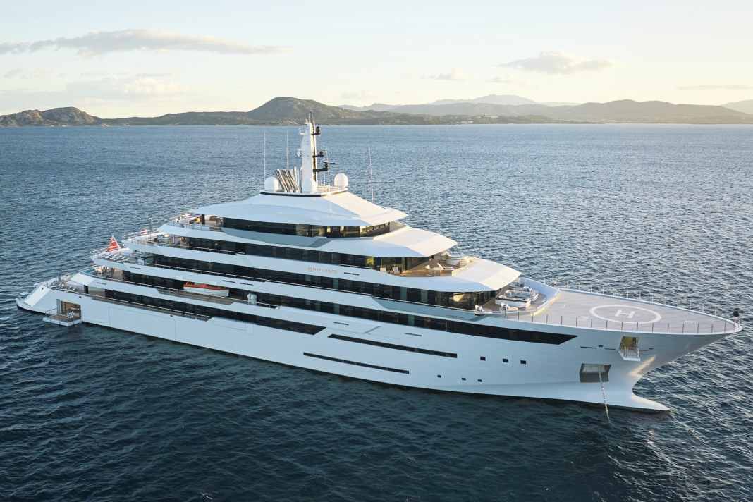 Renaissance can be chartered for 3 million euros per week