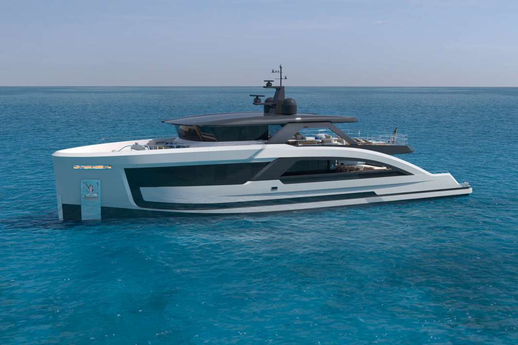 Seamore 33: Hydro Tec favours a high bow that ends in a curved stern