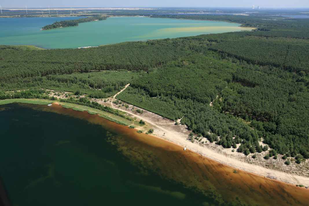 Lake Geierswald and Lake Partwitz