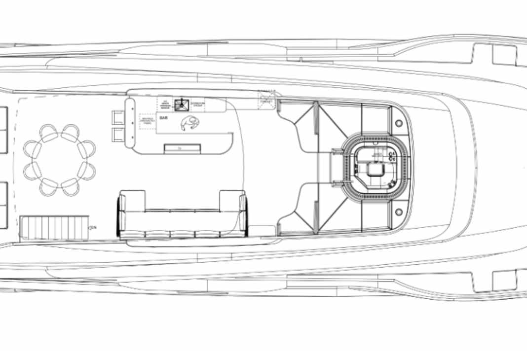 Große Terrasse: Ganz oben hält sich die Eignerin besonders gerne auf. Lounge und Speiseplatz liegen im Schatten, der Jacuzzi in der Sonne.