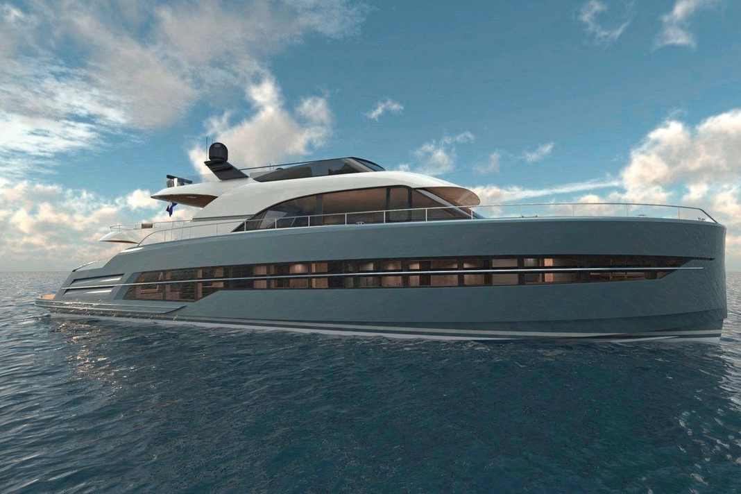 Winter garden: The 26 metre long St. Barth is designed for families and groups of friends.
