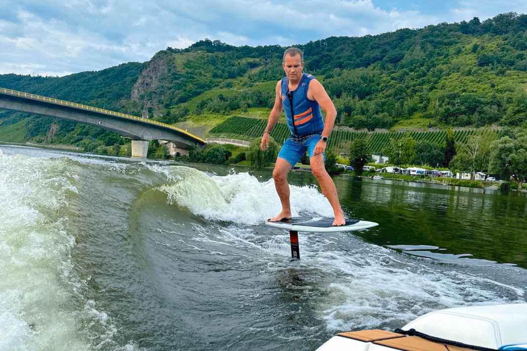Enjoying sport: Patric Polch loves water sports in all its facets.
