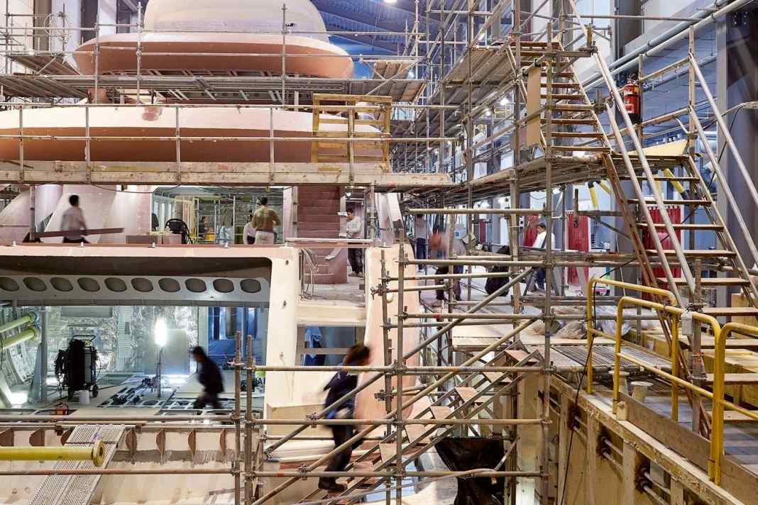 Wizard in Oss: Heesen works on eleven yachts.