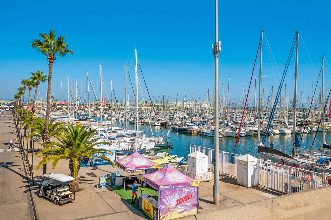 The Port Olímpic de Barcelona offers a lively environment