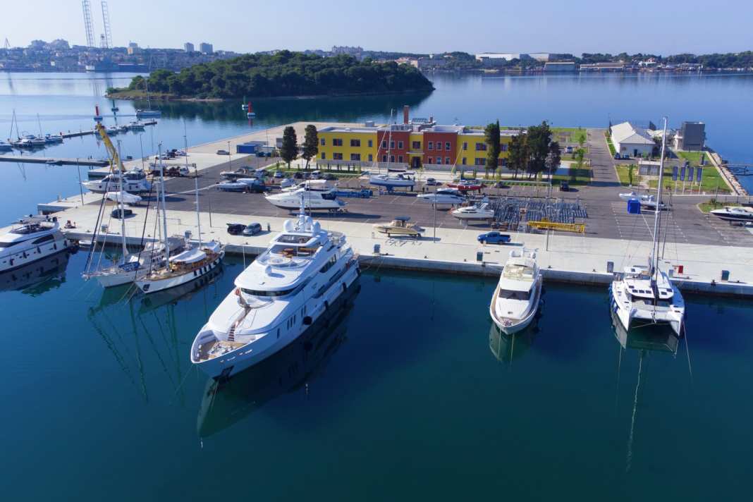 Die Marina Polesana bei Pula in Istrien