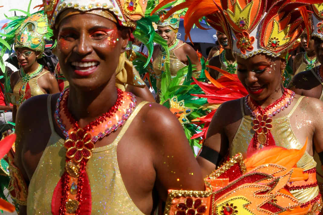 Colourful: Carnival in Guadeloupe.