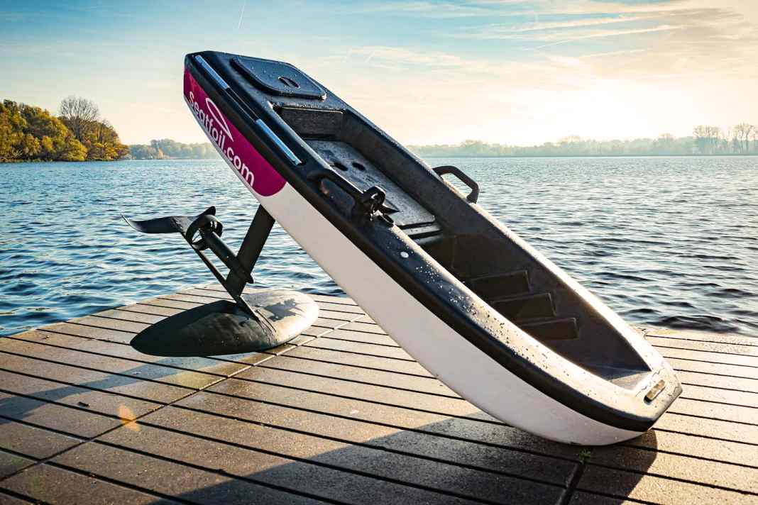 Seatfoil: The E-Foiler from the Netherlands flies from five knots and is only a good ten knots fast
