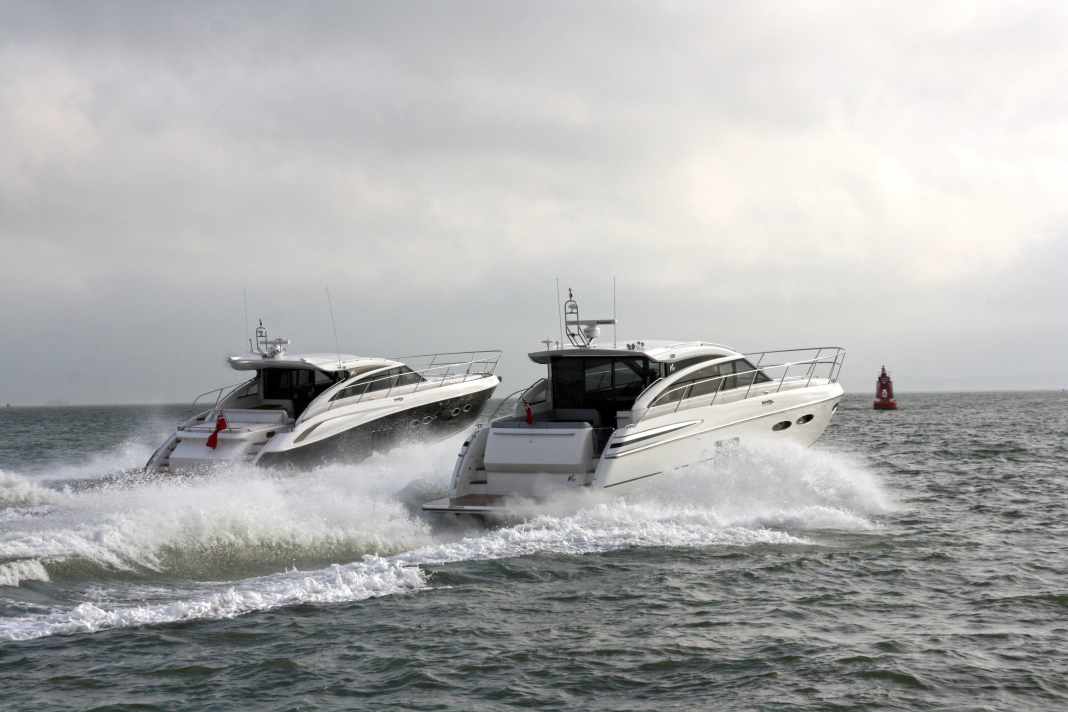 Princess V52 und V62 gemeinsam unterwegs.