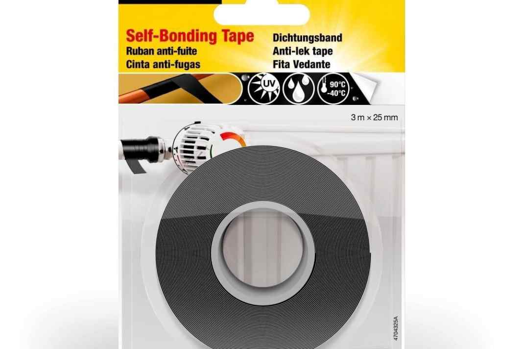 The 3M Self-Bonding Tape enables the quick sealing of water pipes