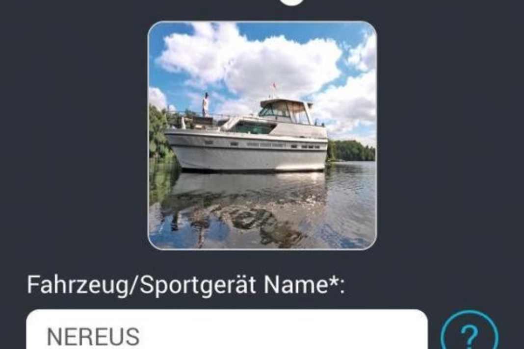 Bootsdaten und ein Bild werden hinterlegt. So wissen die Retter im Notfall genau, wonach sie suchen müssen